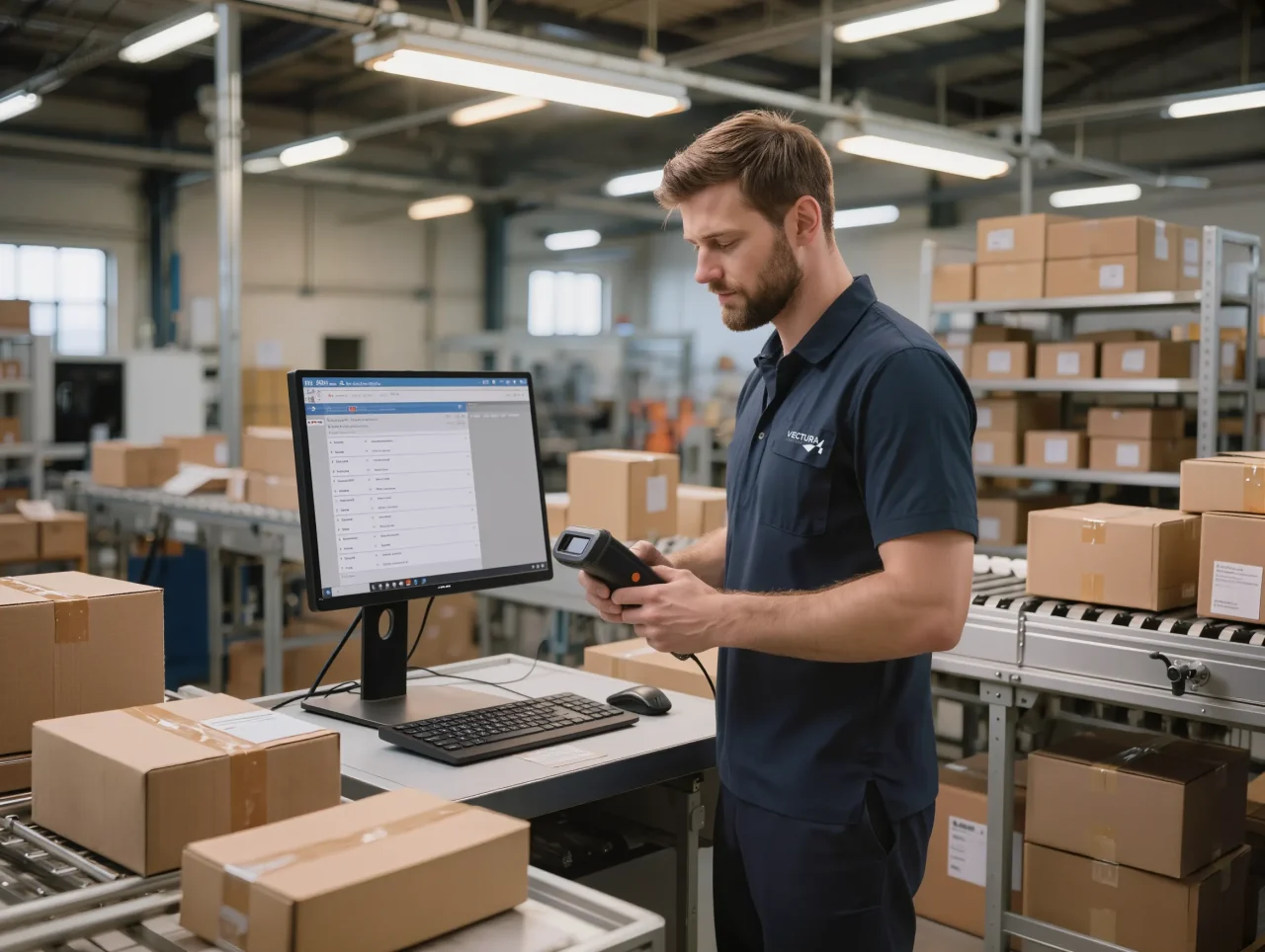 Préparation commandes e-commerce en entrepôt